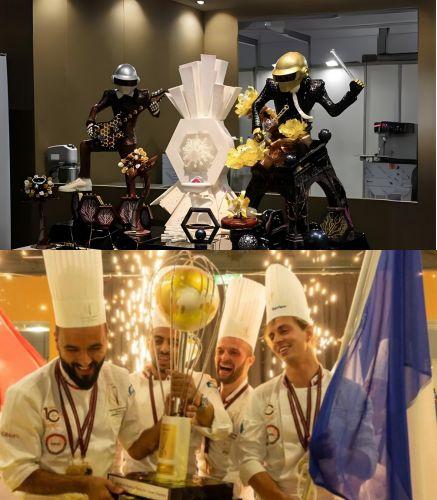 Nabil Barina équipe championne du monde pâtisserie