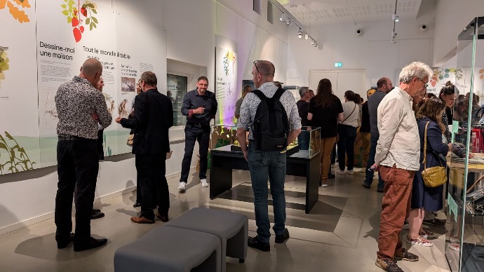 Salle d'exposition de La Maison de L'archéologie