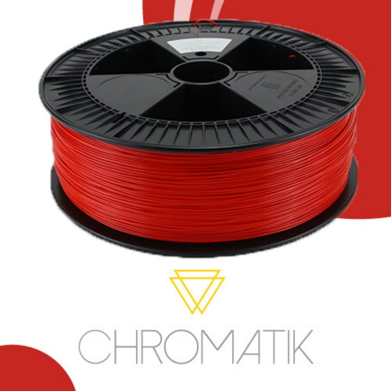 Filament Chromatik PLA 1.75mm - Rouge Pompier (2,2kg)