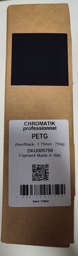 Filament Chromatik Pro PETG 1.75mm 750g Noir