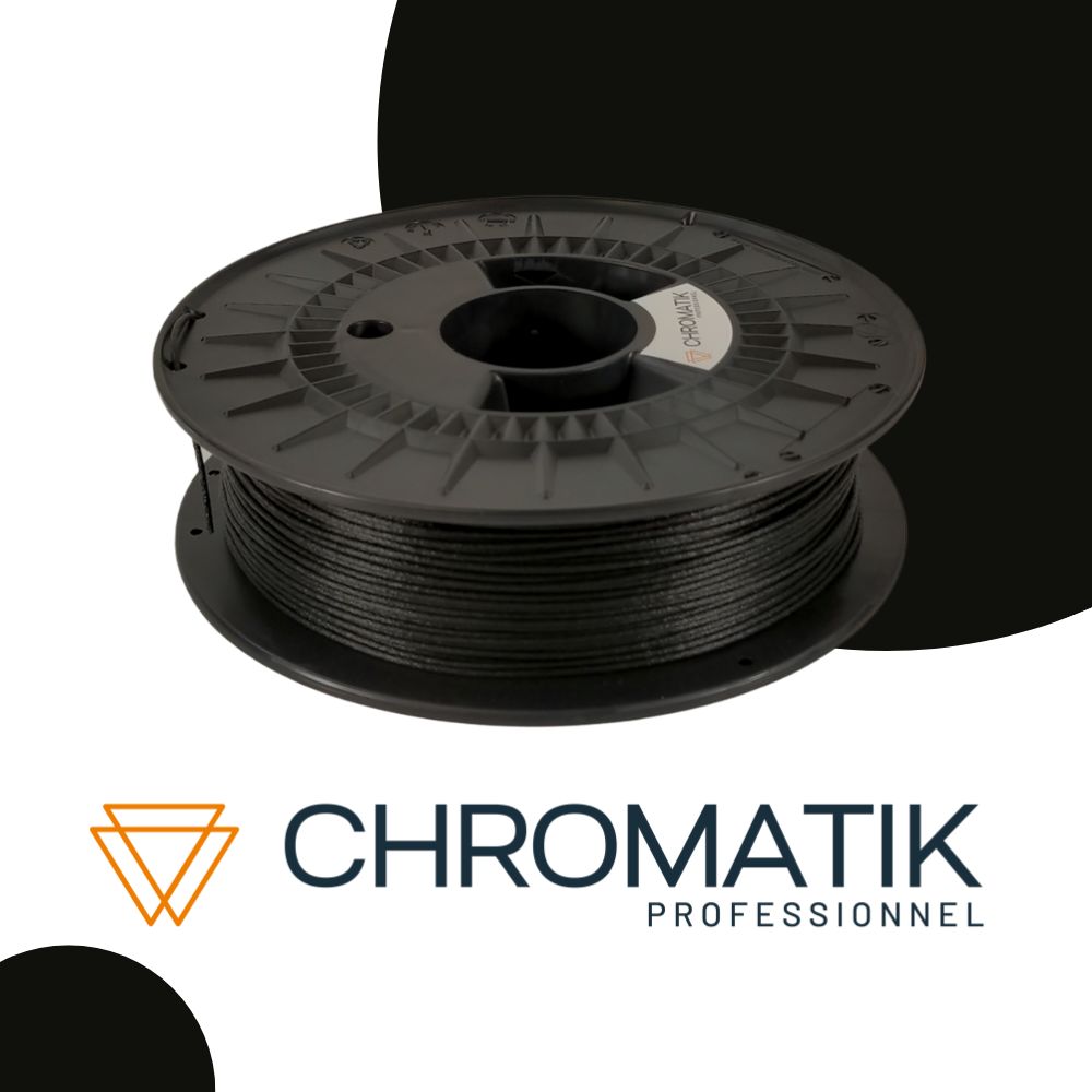 Filament Chromatik Professionnel Nylon Glass 1.75mm 500g Noir