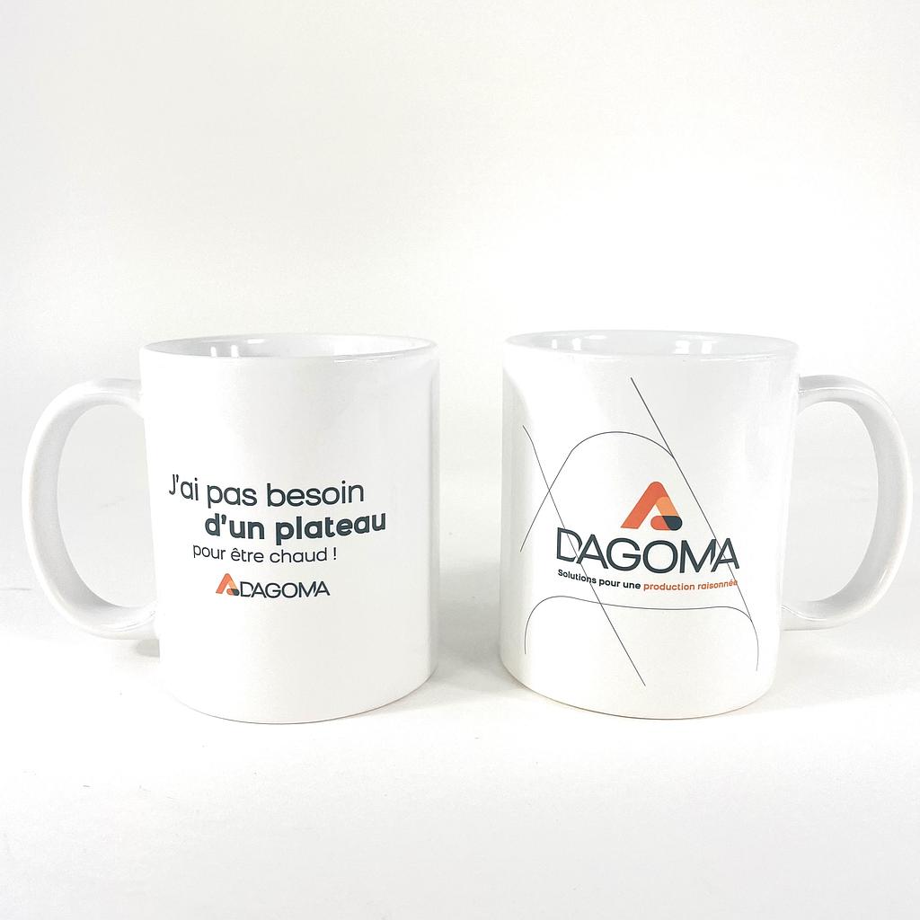 MUG DAGOMA "J'ai pas besoin d'un plateau pour être chaud"