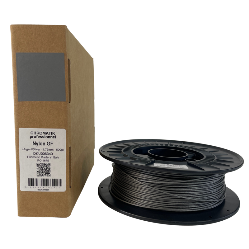 Filament Chromatik Professionnel Nylon Glass 1.75mm 500g Argent