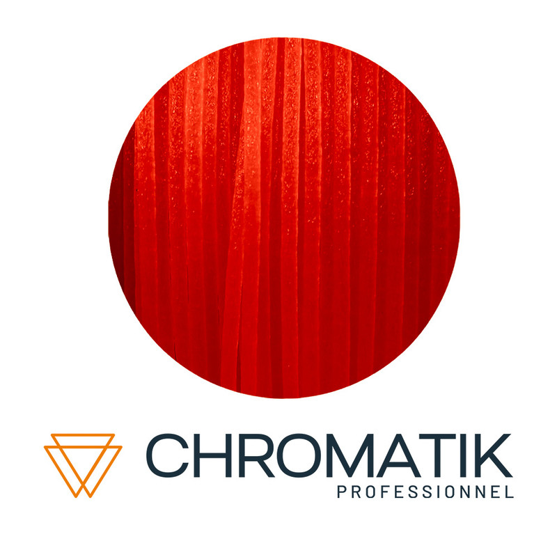 Filament Chromatik Professionnel Nylon Glass 1.75mm 1800g 2347 C - Rouge Pompier