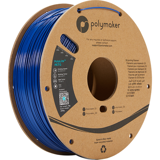 Filament PolyLite PETG Blue 1,75mm - 1kg