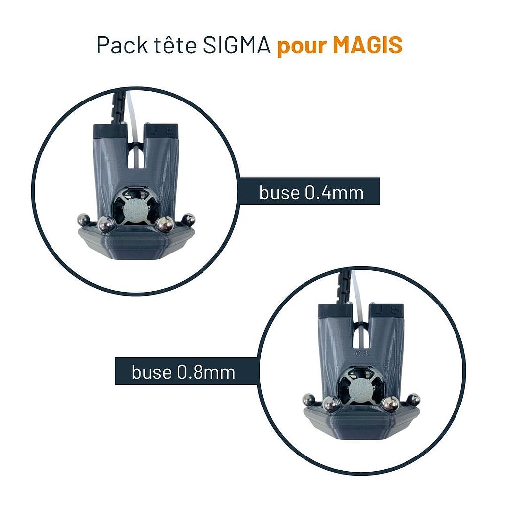 Pack têtes SIGMA pour MAGIS