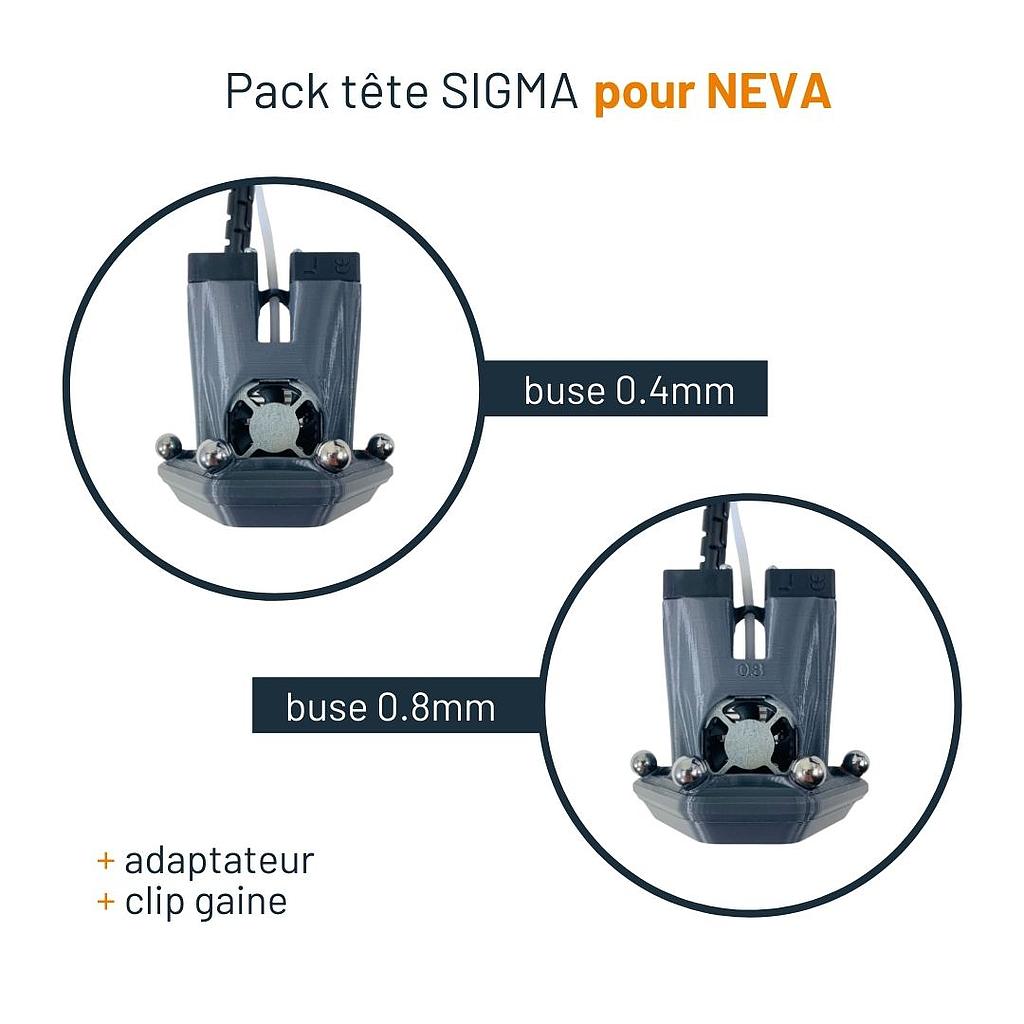 Pack têtes SIGMA pour NEVA