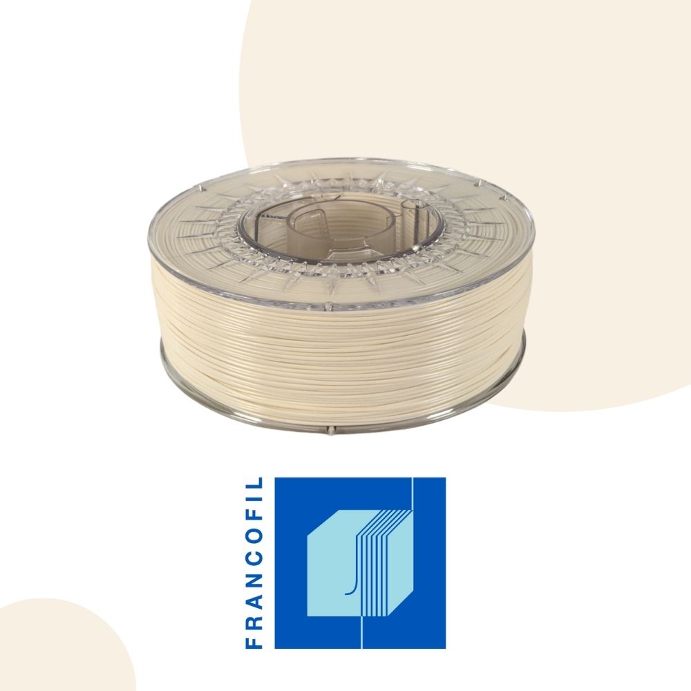 Filament ABS 1.75mm 1kg Blanc