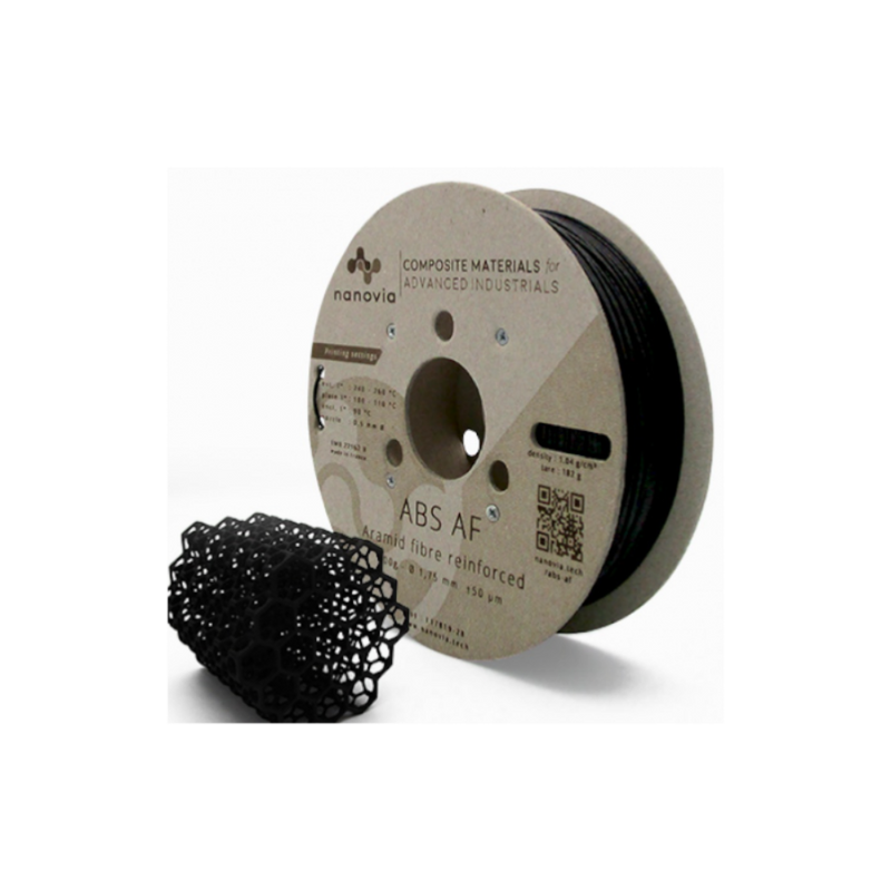 Filament Nanovia ABS AF 0.5kg 1.75mm Noir