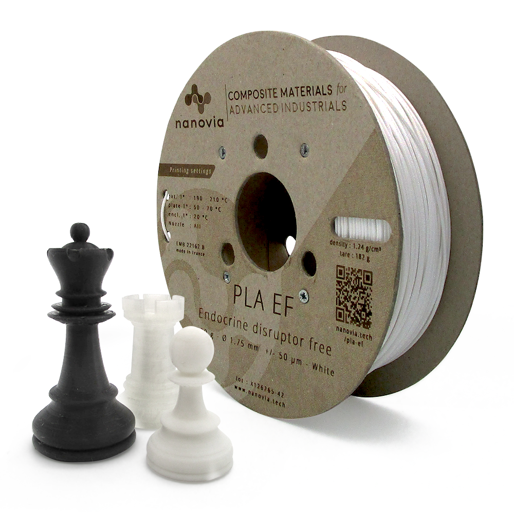 Filament Nanovia PLA EF 750g 1.75mm Transparent