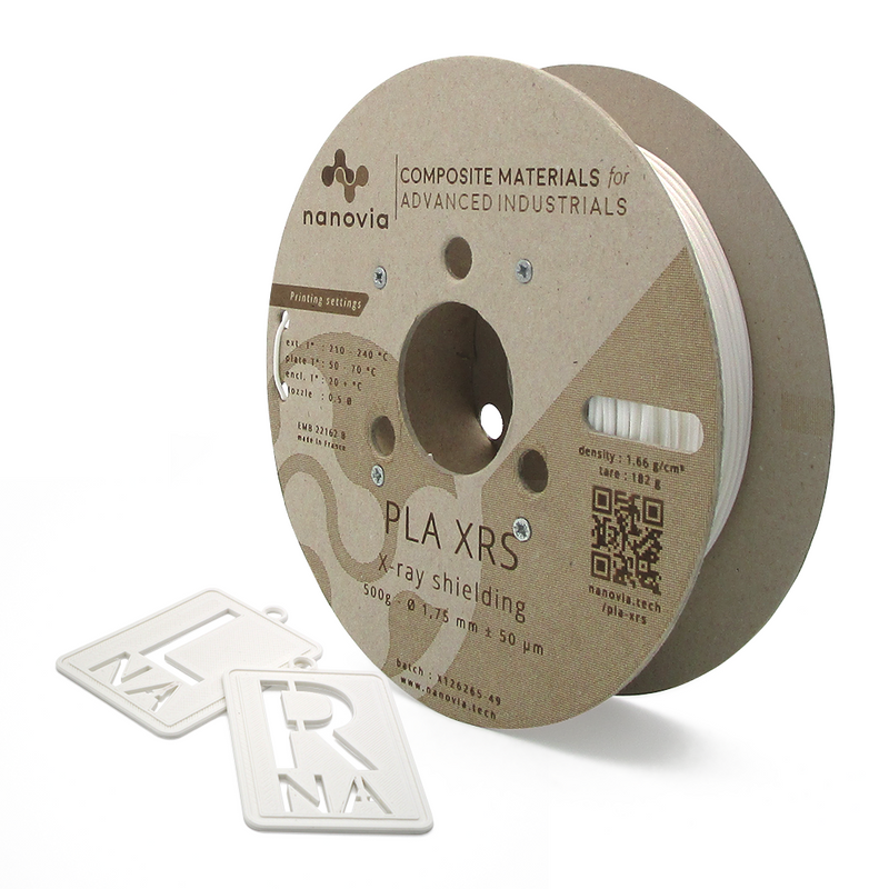 Filament Nanovia PLA XRS 0.5kg 1.75mm Blanc