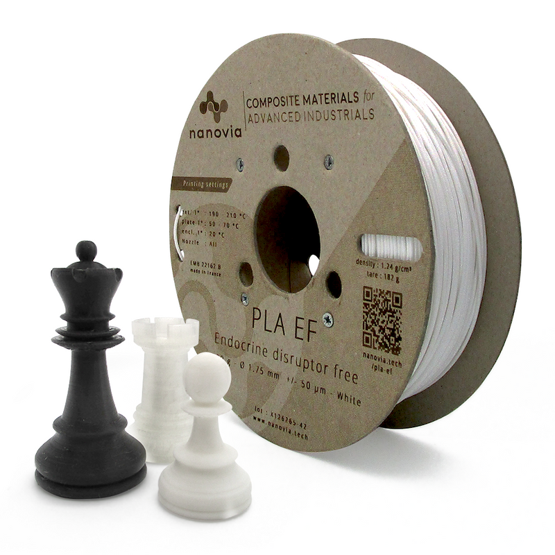 Filament Nanovia PLA EF 2kg 1.75mm Transparent