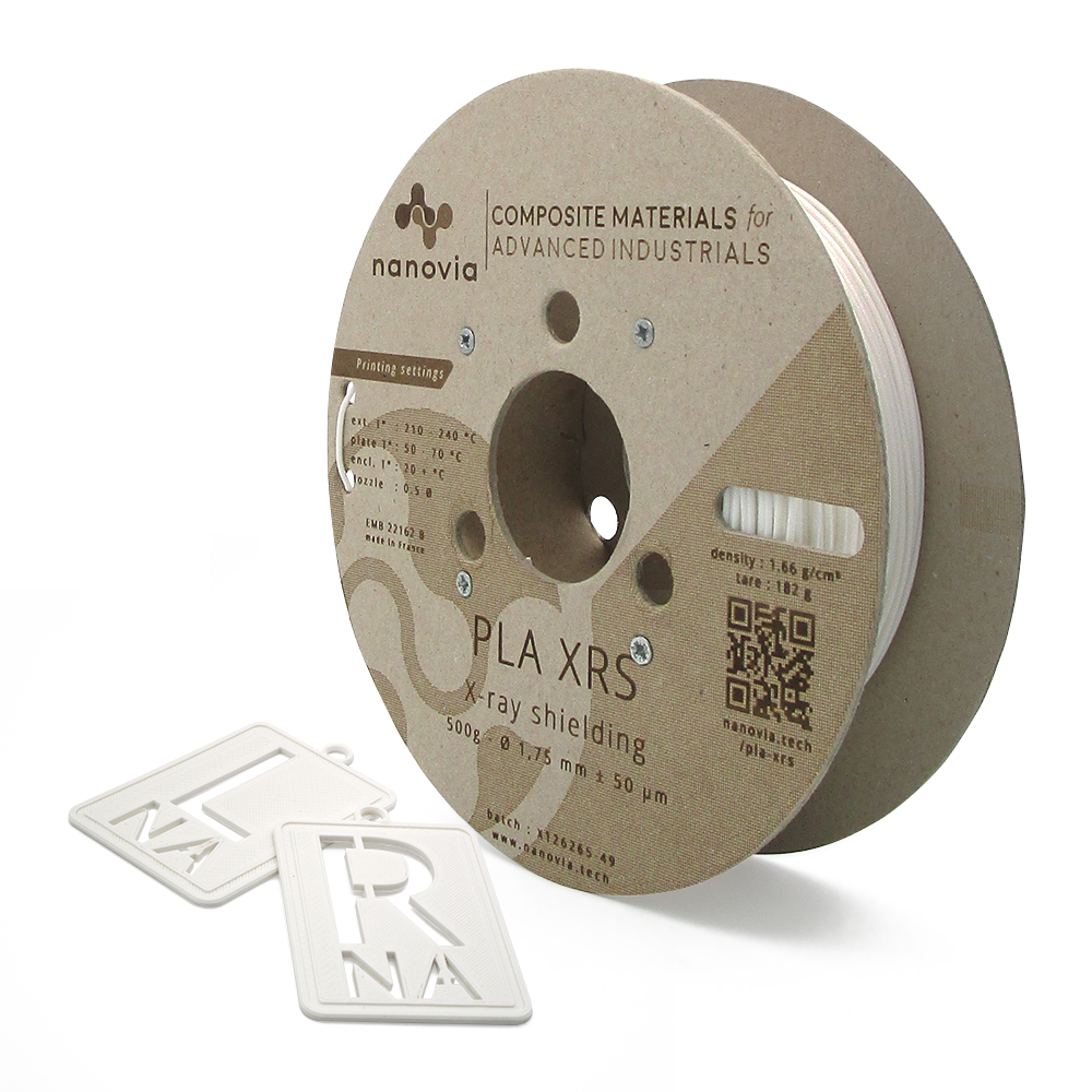 Filament Nanovia PLA XRS 2kg 1.75mm Blanc