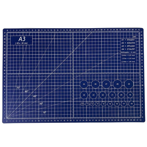 Tapis de découpe A3