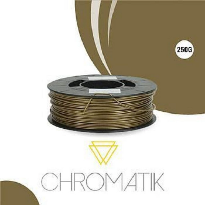 Filament Chromatik PLA 1.75mm - Bronze (250g)