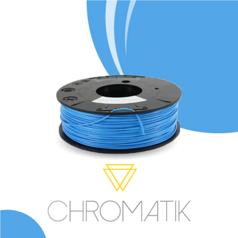 [DKU000363] Filament Chromatik PLA 1.75mm - Bleu Azur (750g)