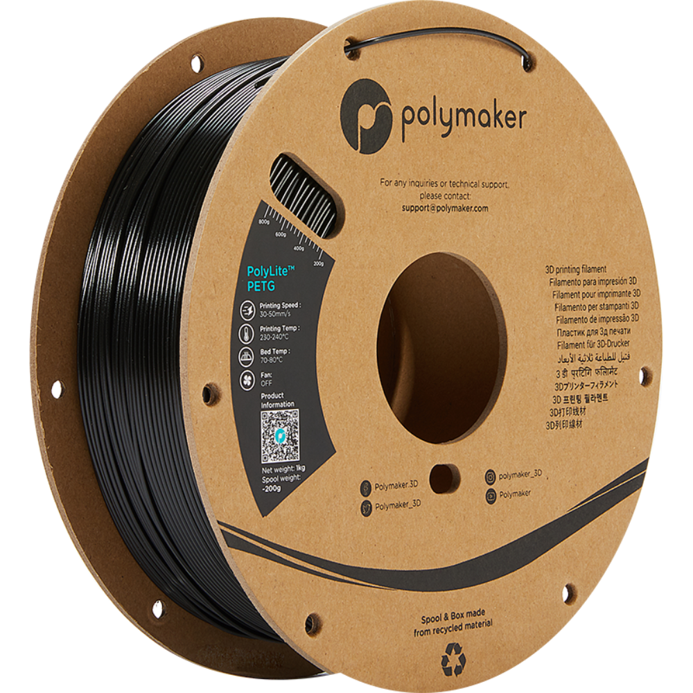 [DKU001959] Filament PolyLite PETG 1,75mm - Noir