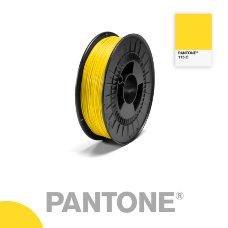 Filament Pantone PLA 1.75mm - 115 C - Jaune