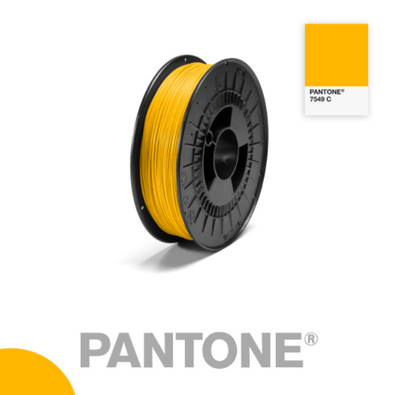 Filament Pantone PLA 1.75mm - 7549 C - Jaune