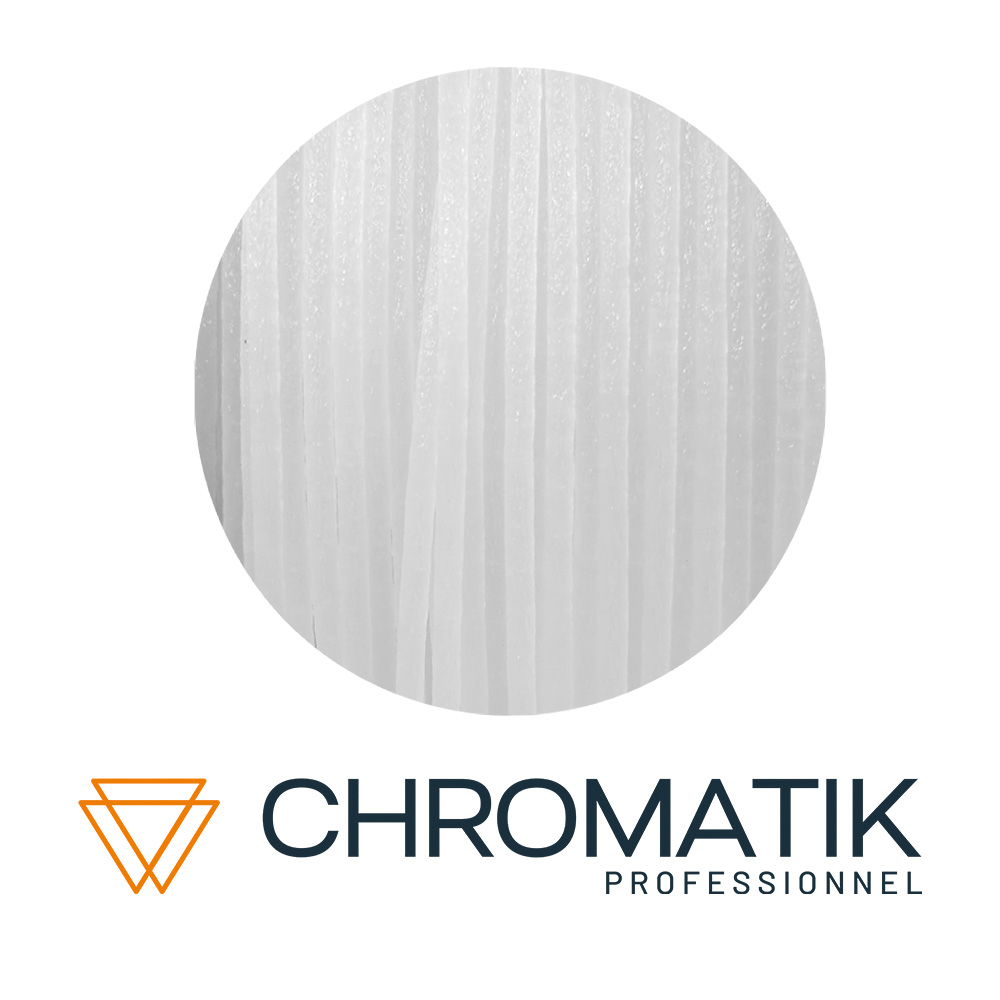 [DKU006422] Filament Chromatik Professionnel Nylon Glass 1.75mm 1800g 11-4001 TPG - Blanc